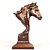 Elegant Equine Art: Horse Sculpture 3D model small image 2