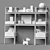 Modular Furniture and Toy Set 3D model small image 1