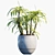 Evergreen Potted Plant #25: Lush & Low-Maintenance 3D model small image 2