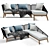 MODLOFT Netta - Stylish and Modern Sofa 3D model small image 2