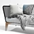 MODLOFT Netta - Stylish and Modern Sofa 3D model small image 3