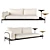 Rolf Benz 2210: Sleek and Stylish Sofa 3D model small image 1