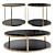 Elegant Huber Minotti Coffee Tables 3D model small image 1