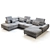 Luxury Wersal Monk XL Sofa 3D model small image 3