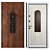 Bezha Entrance Metal Door 4.2: Security and Style 3D model small image 3