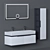 Bathroom Furniture Set | Omega 3D model small image 1