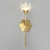 Lotos 40.3440 - Stylish Modern Brass Wall Sconce 3D model small image 1