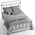 Elegant Casted Knot Metal Bed 3D model small image 3