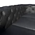 Frankof Oxford Velvet Sofa 3D model small image 2