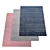 Elegant Rectangular Carpet Collection 2 3D model small image 1