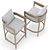 RH Outdoor Baimain Bar Chair: Elegance and Comfort 3D model small image 2