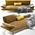 Escape Gammarr Sofa - Modern Elegance 3D model small image 1