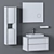 Elantra 80 Bathroom Furniture Set 3D model small image 3