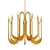 Gilded Arabian Nights Chandelier 3D model small image 1