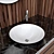 Elegant Timber Bathroom Vanity 3D model small image 2
