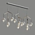 Elegant Sedona Chandelier by Tech Lighting 3D model small image 1