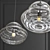 Elegant Glass Chandelier by Loft-Concept 3D model small image 5