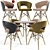 Elegance Dining Set: Modern Design, 3D Format 3D model small image 1