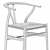 Modern Wishbone Counter Stool 3D model small image 3