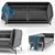 Luxurious Borzalino Athena Sofa: Comfort meets Elegance 3D model small image 2