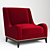 Sleek Shadow Chair 3D model small image 1