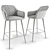 Antiba Bar Chair - Stylish and Comfortable 3D model small image 2