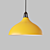 Maddox Mustard Pendant: Modern Elegance 3D model small image 1