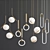 Elegant Hanging Lights | Set of 4 3D model small image 1