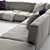 Paris Seoul Sofa: Elegant Comfort for Your Home 3D model small image 2