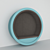 Cozy Round Seat for Booth 3D model small image 1