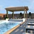  Luxe Outdoor Pergola Pool Set 3D model small image 4