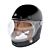 Sleek Bell Bullitt Motorcycle Helmet 3D model small image 1