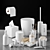 Modern 3-Piece Bathroom Set 3D model small image 1