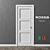 Berlin RD901: Customizable Interior Doors 3D model small image 1