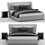 Sleek Vivien Bed: 3DMax Design 3D model small image 1