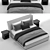 Sleek Vivien Bed: 3DMax Design 3D model small image 2