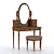Title: Classic Style Dressing Table Set 3D model small image 2