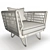 Cozy Nest Armchair: Comfort in 3D 3D model small image 3
