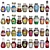 Premium Bottle Set: 36 Unique Designs 3D model small image 1