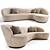 Ignacio Modular Sofa: Versatile Comfort in Every Configuration 3D model small image 1