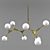Modern Molecular Shaped Chandeliers 3D model small image 1