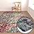 Versatile 3-Piece Carpet Set 3D model small image 2