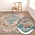 Luxury Carpet Set: High-Quality Textures 3D model small image 2