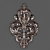 Elegant Medallion Pendant 3D model small image 1