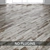 Vintage Painted Wood Parquet 3D model small image 3