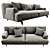 Modern Poliform Tribeca Sofa 3D model small image 2