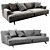 Modern Poliform Tribeca Sofa 3D model small image 3