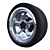 Deformed Lower Part Tire 3D model small image 1