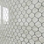 Marvel Edge Drop Mosaic: Elegant Sable, Gris Clair, Imperial White, Royal Calacatta 3D model small image 1