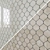 Marvel Edge Drop Mosaic: Elegant Sable, Gris Clair, Imperial White, Royal Calacatta 3D model small image 3